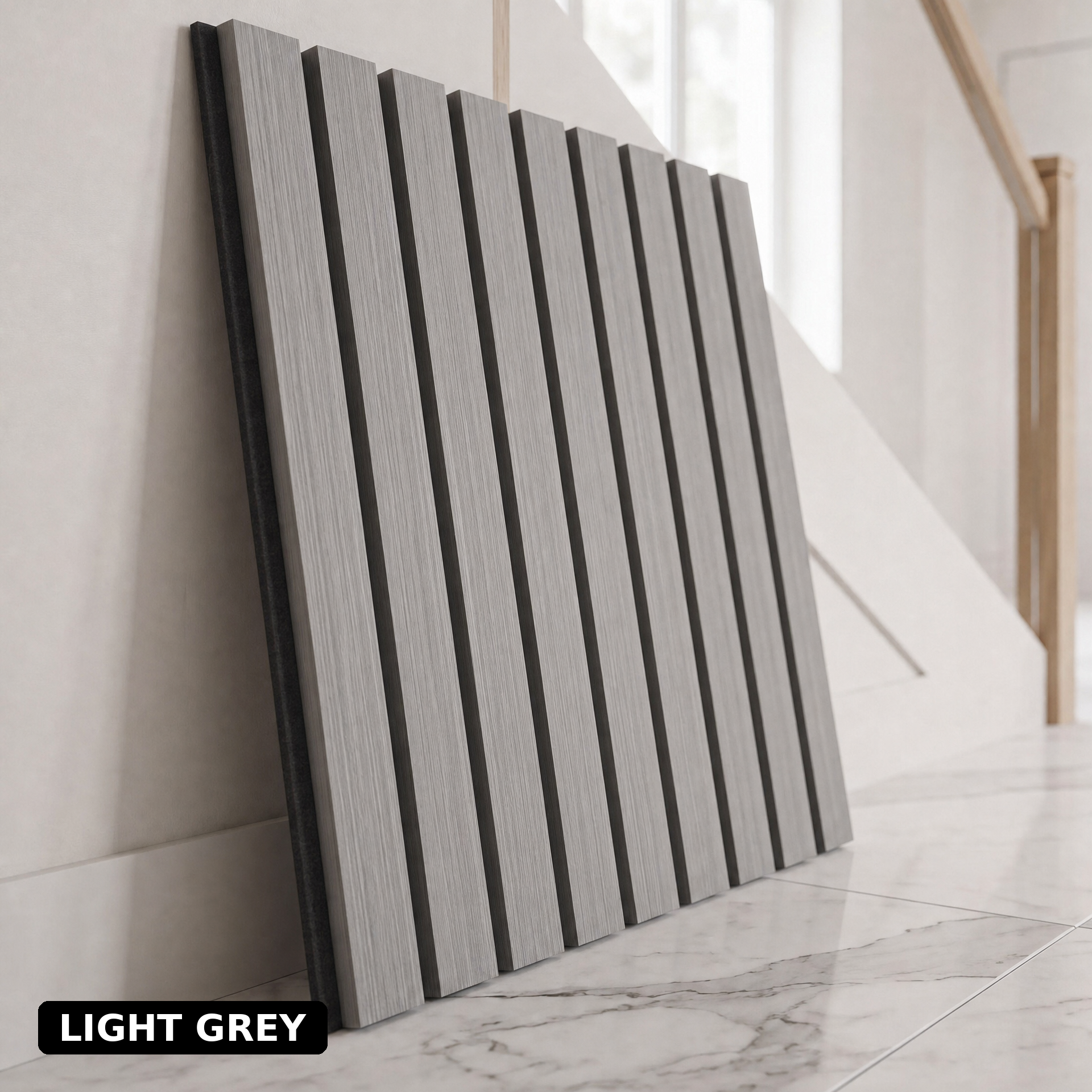 Premium Acoustic Slatted Wall Panel (Multiple Colours)