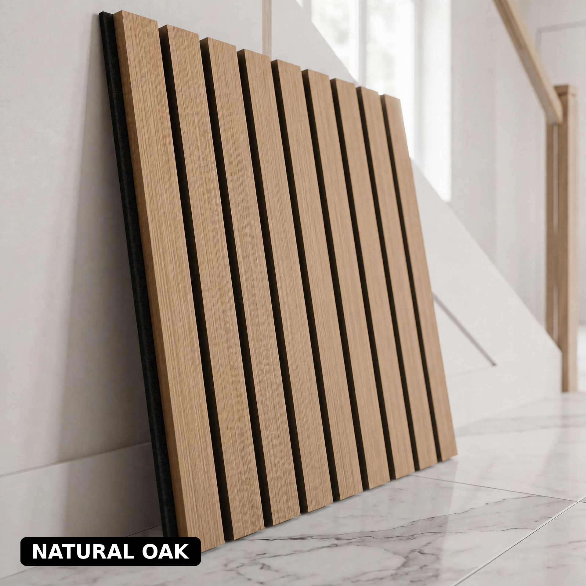 Premium Acoustic Slatted Wall Panel (Multiple Colours)