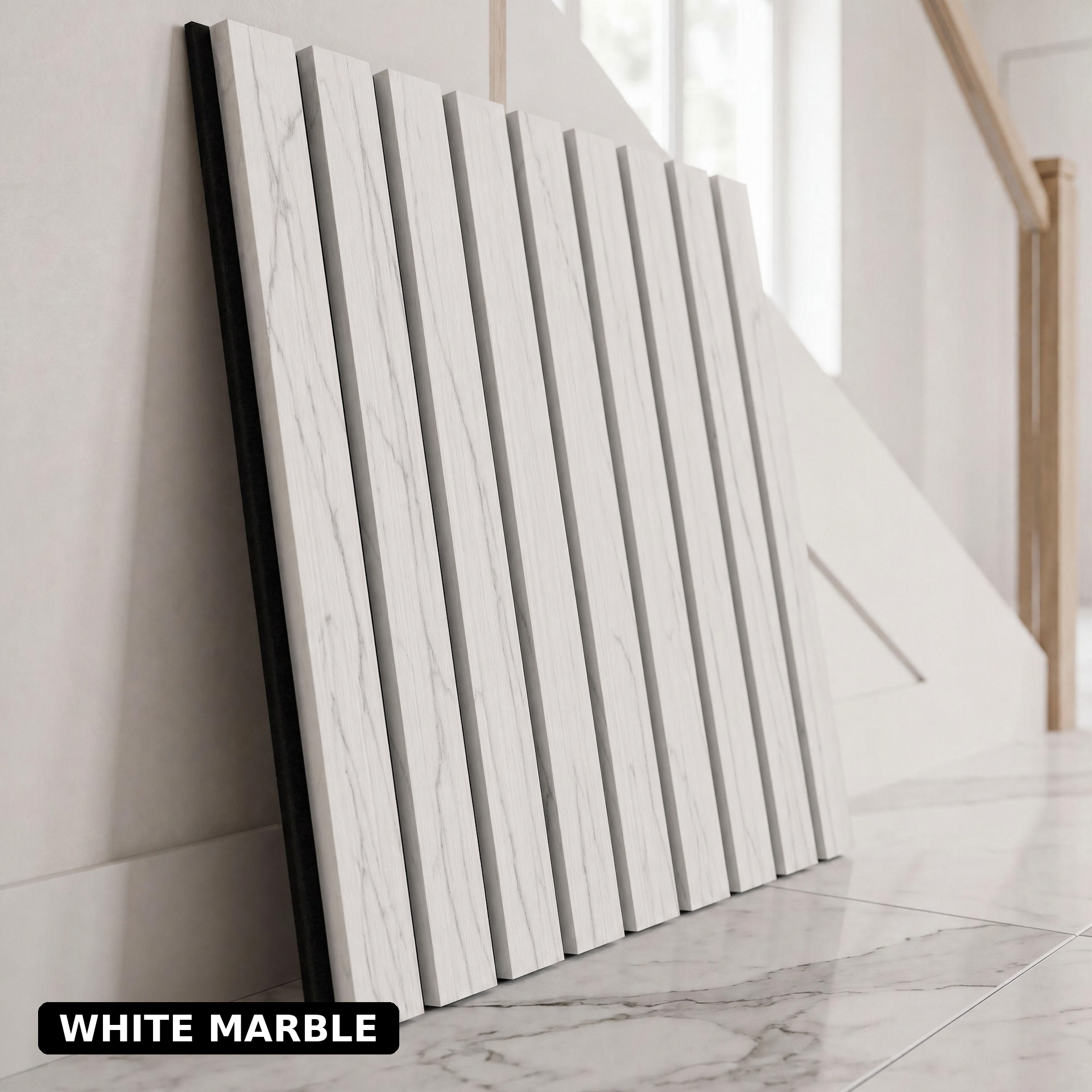 Premium Acoustic Slatted Wall Panel (Multiple Colours)