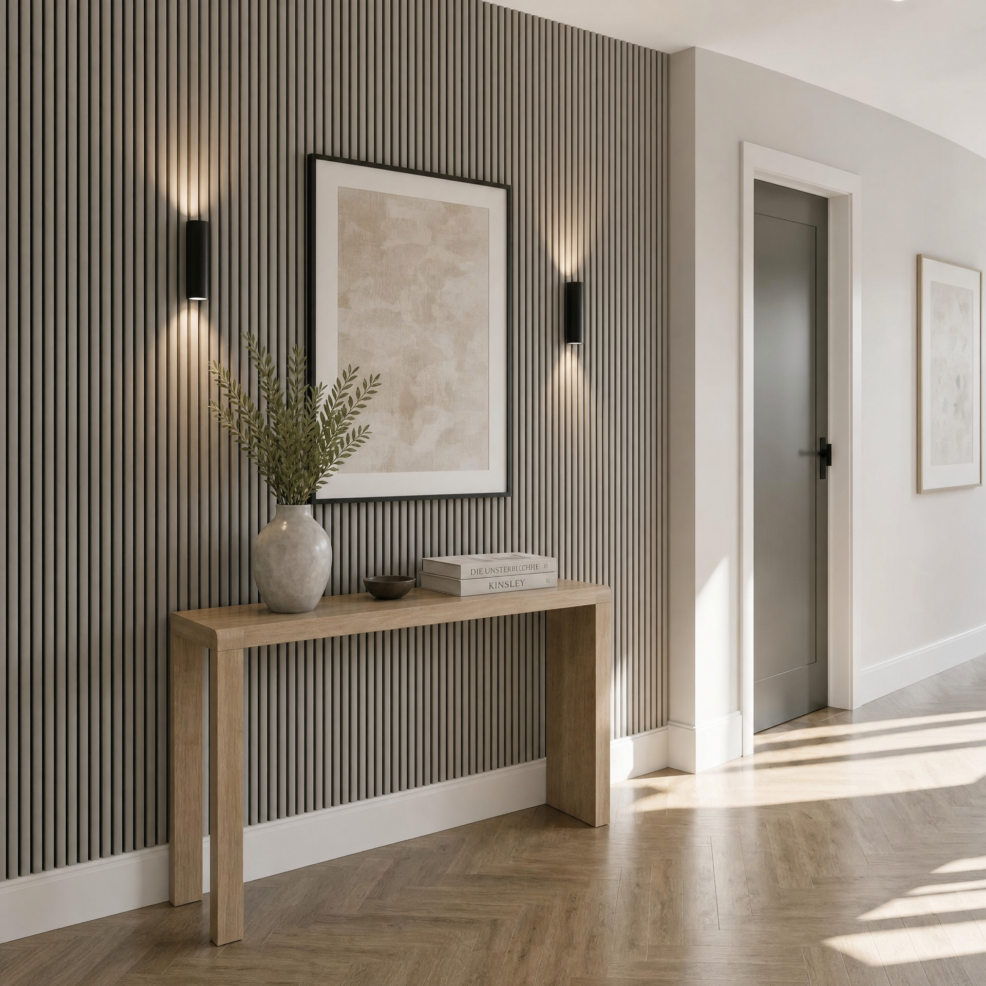 Premium Ribbed Acoustic Wall Panels - 240cm x 60cm