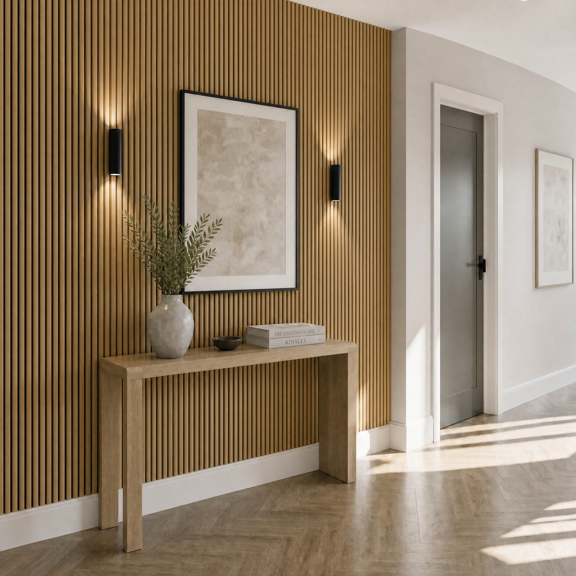 Premium Ribbed Acoustic Wall Panels - 240cm x 60cm