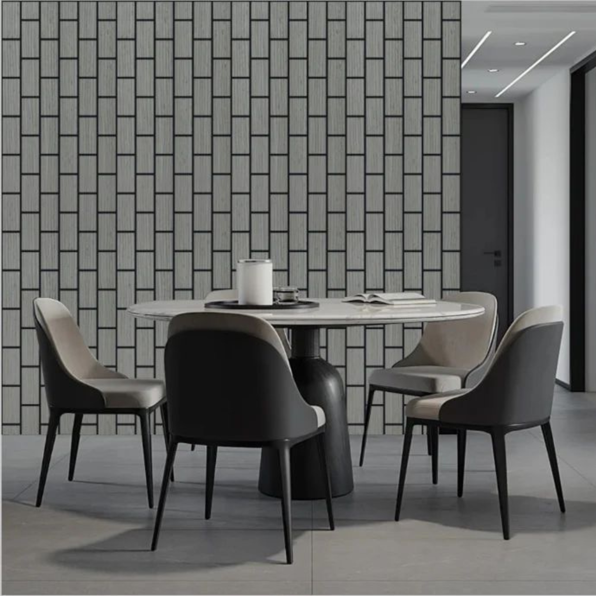 Acoustic Brick Effect Wall Panels (Multi-Colour & 4 Pieces)