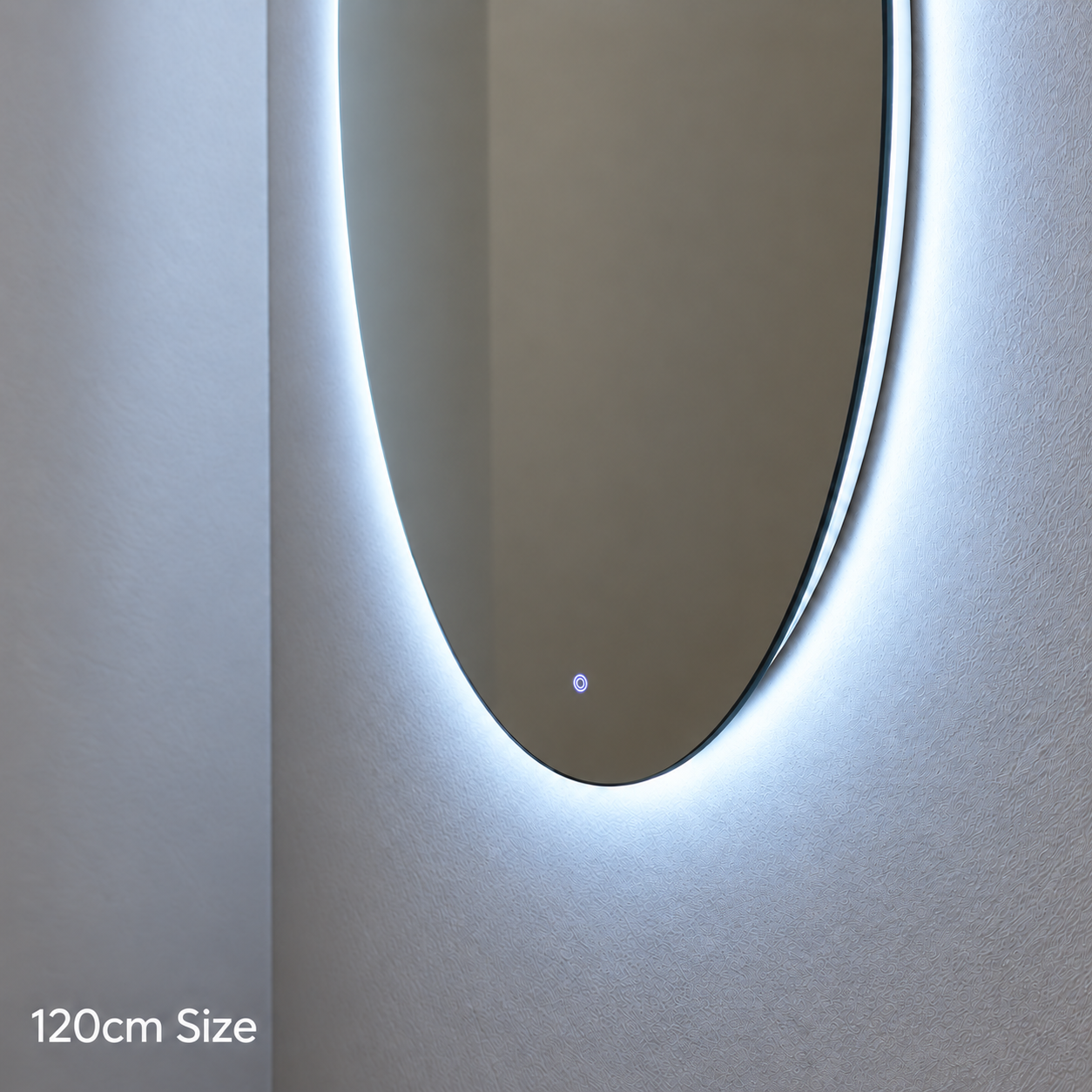 Premium Round Backlit LED Mirror – Touch Control - (Multiple Sizes)