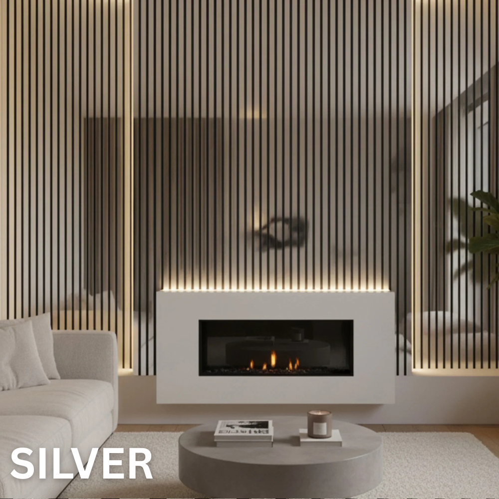 Premium Acoustic Slatted Wall Panel (Multiple Colours)