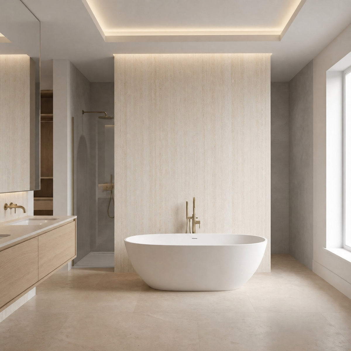 Flexible Stone Wall Panels – 3m × 0.6m – Multiple Colours - Indoor & Outdoor