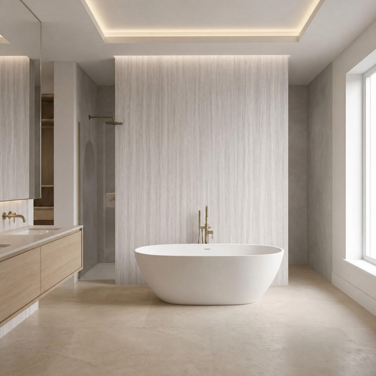 Flexible Stone Wall Panels – 3m × 0.6m – Multiple Colours - Indoor & Outdoor