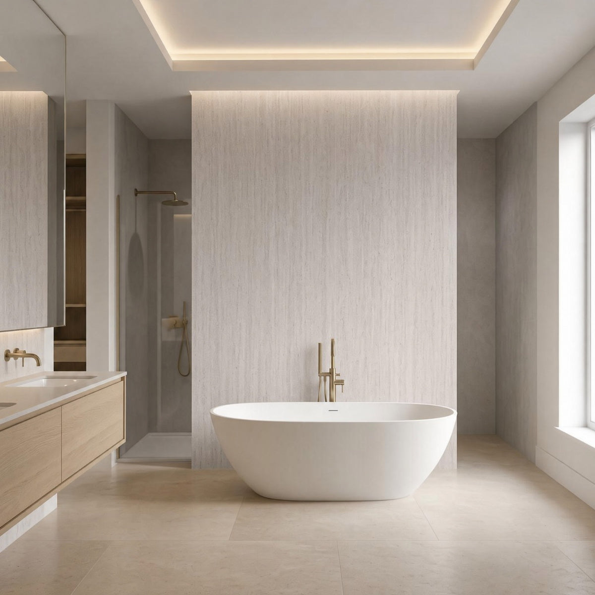 Flexible Stone Wall Panels – 3m × 0.6m – Multiple Colours - Indoor & Outdoor