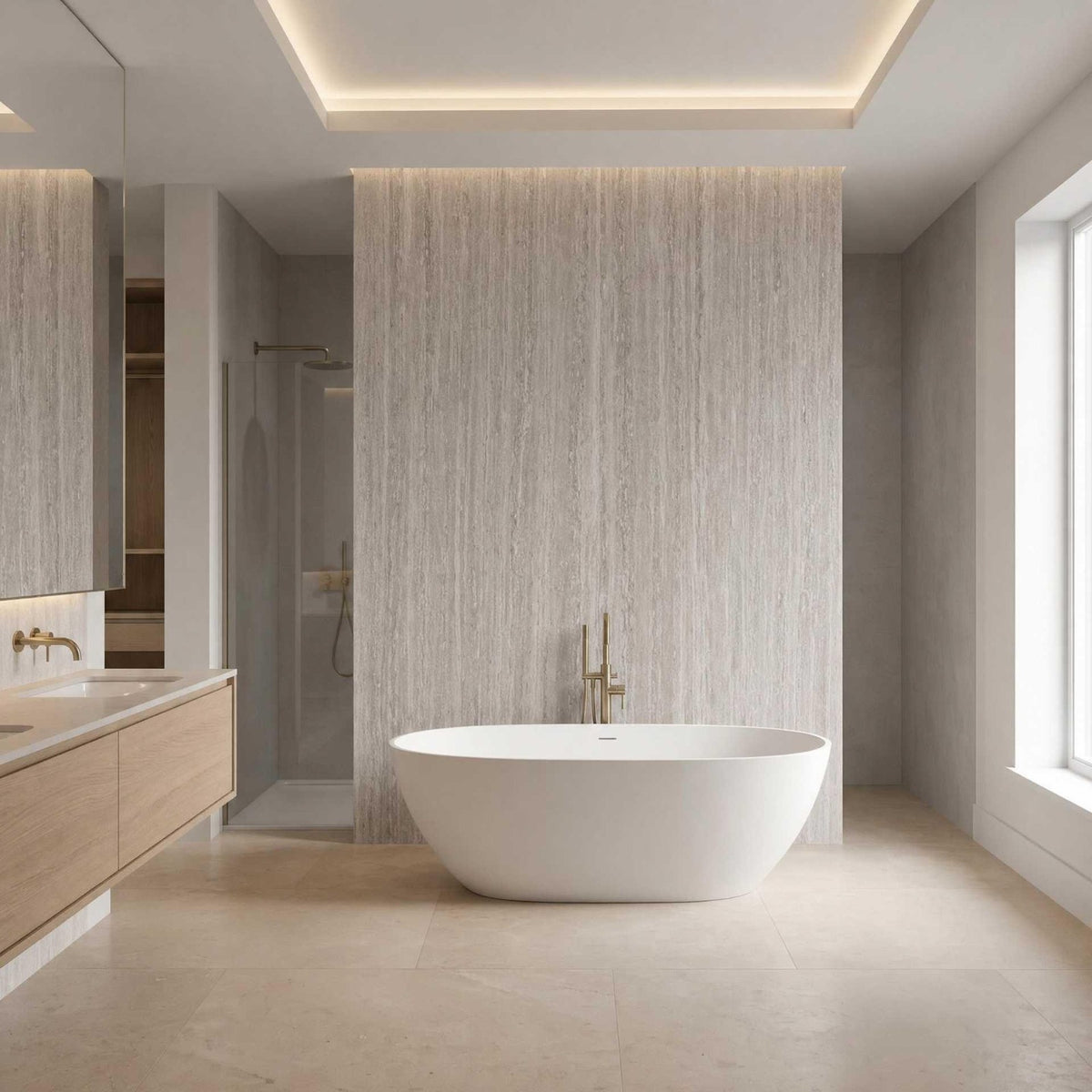 Flexible Stone Wall Panels – 3m × 0.6m – Multiple Colours - Indoor & Outdoor
