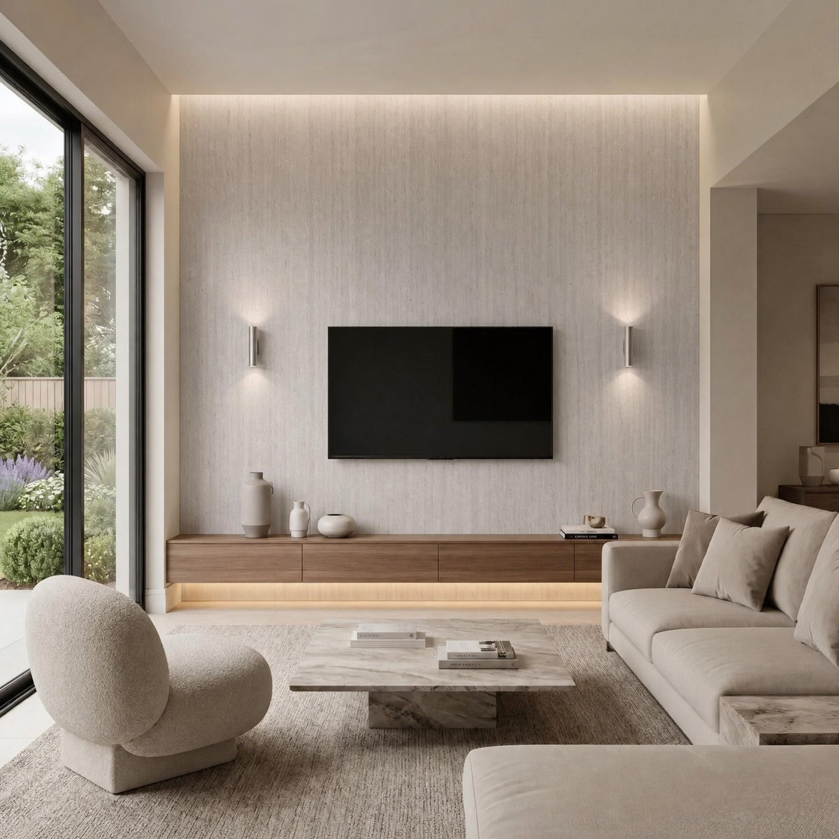 Flexible Stone Wall Panels – 3m × 0.6m – Multiple Colours - Indoor & Outdoor