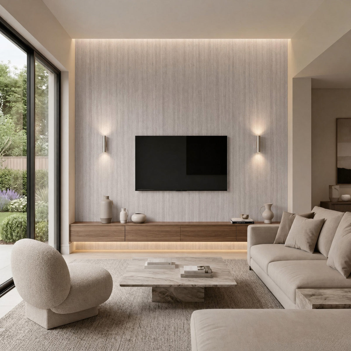 Flexible Stone Wall Panels – 3m × 0.6m – Multiple Colours - Indoor & Outdoor