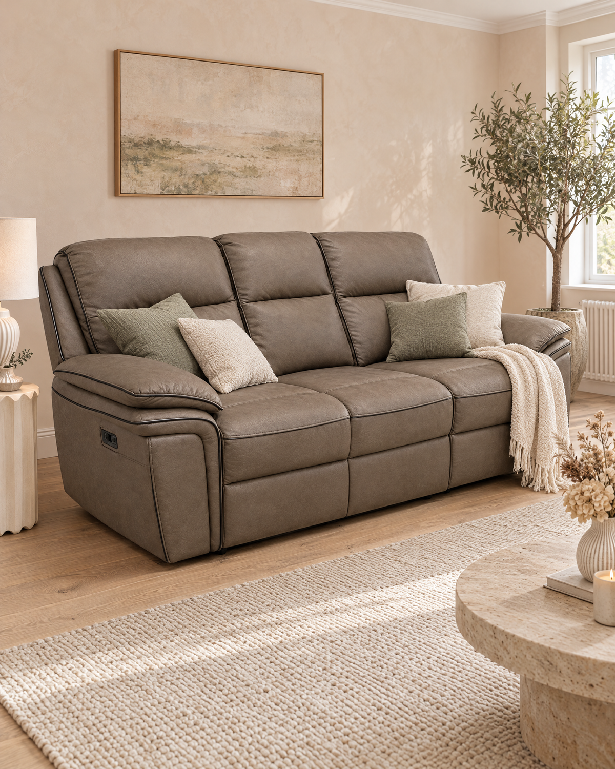 Kensington Luxury Recliner Sofas – 3, 2 & 1 Seater | Multiple Colours