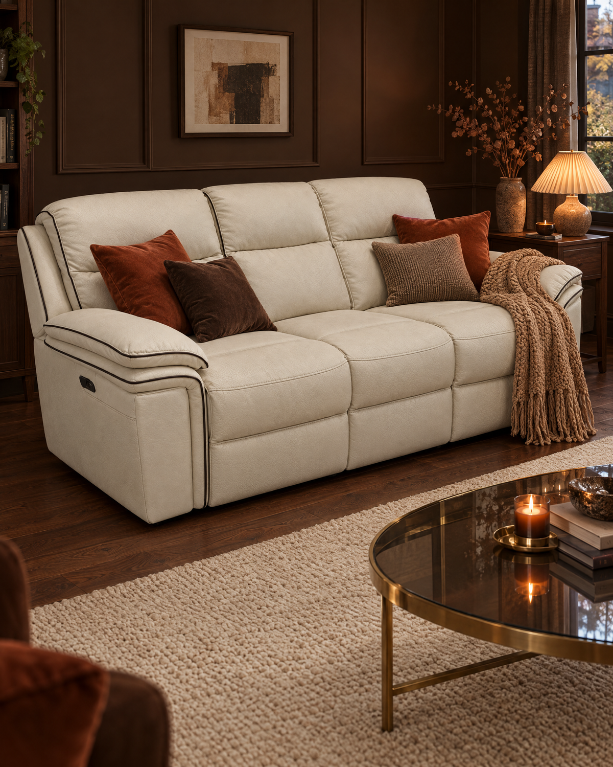 Kensington Luxury Recliner Sofas – 3, 2 & 1 Seater | Multiple Colours