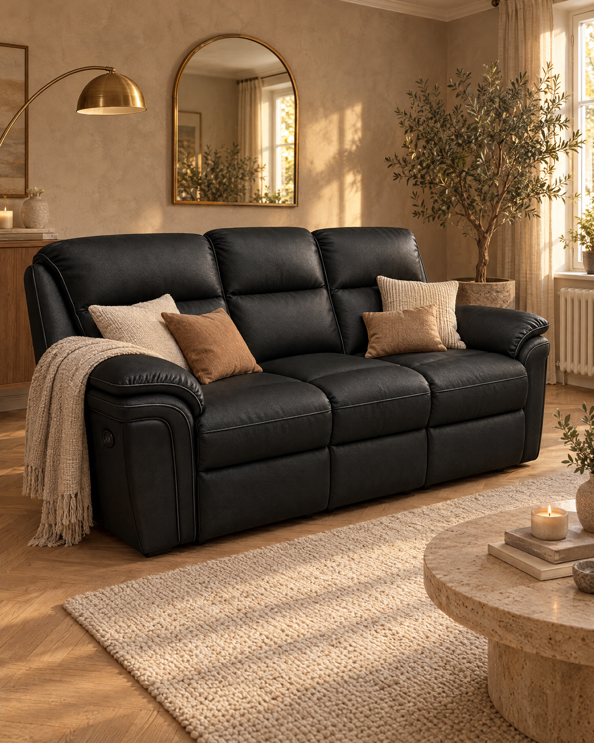Kensington Luxury Recliner Sofas – 3, 2 & 1 Seater | Multiple Colours