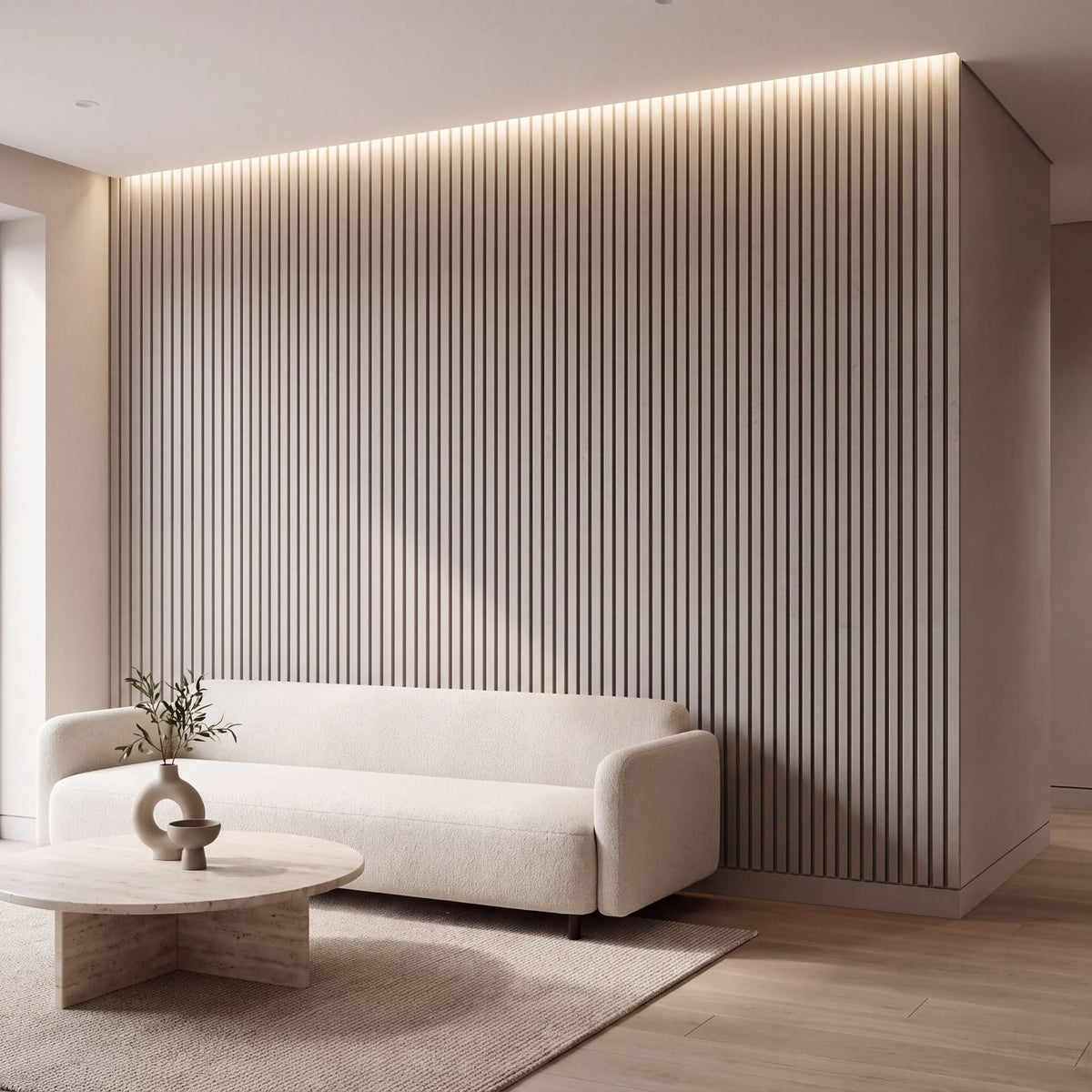 Premium Concrete Coloured Wall Panel - 240cm x 60cm