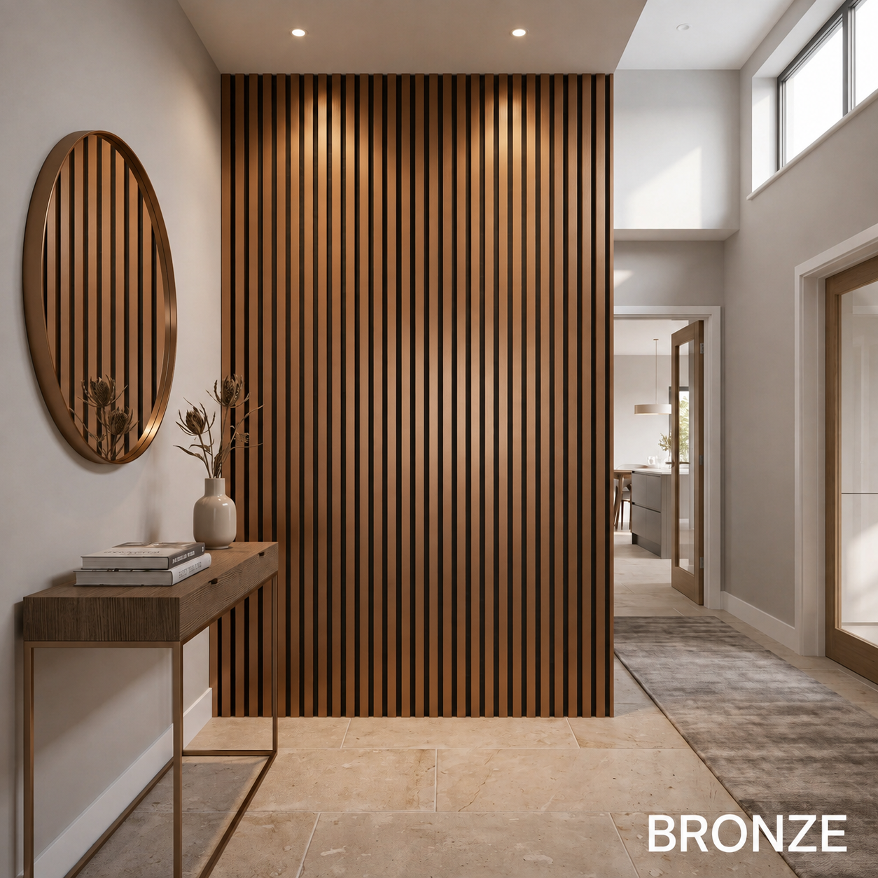 Premium Acoustic Slatted Wall Panel (Multiple Colours)