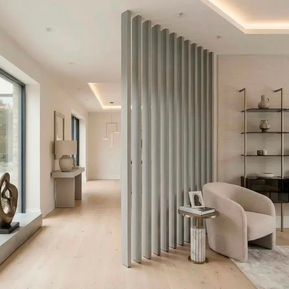 Slatted Room Divider - 280cm (Multiple Colours)