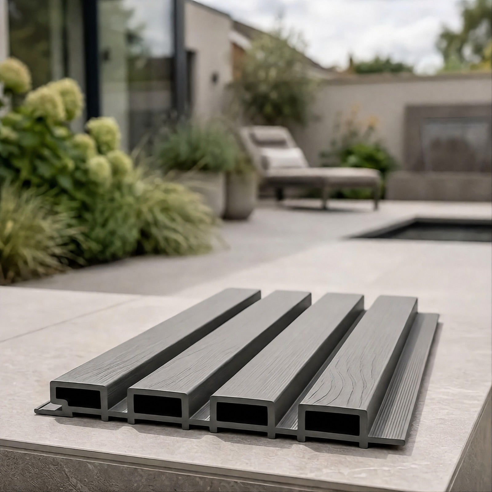 Outdoor Wood Grain Effect Panels - 290cm (Multiple Colours) 6 Panels Per Pack