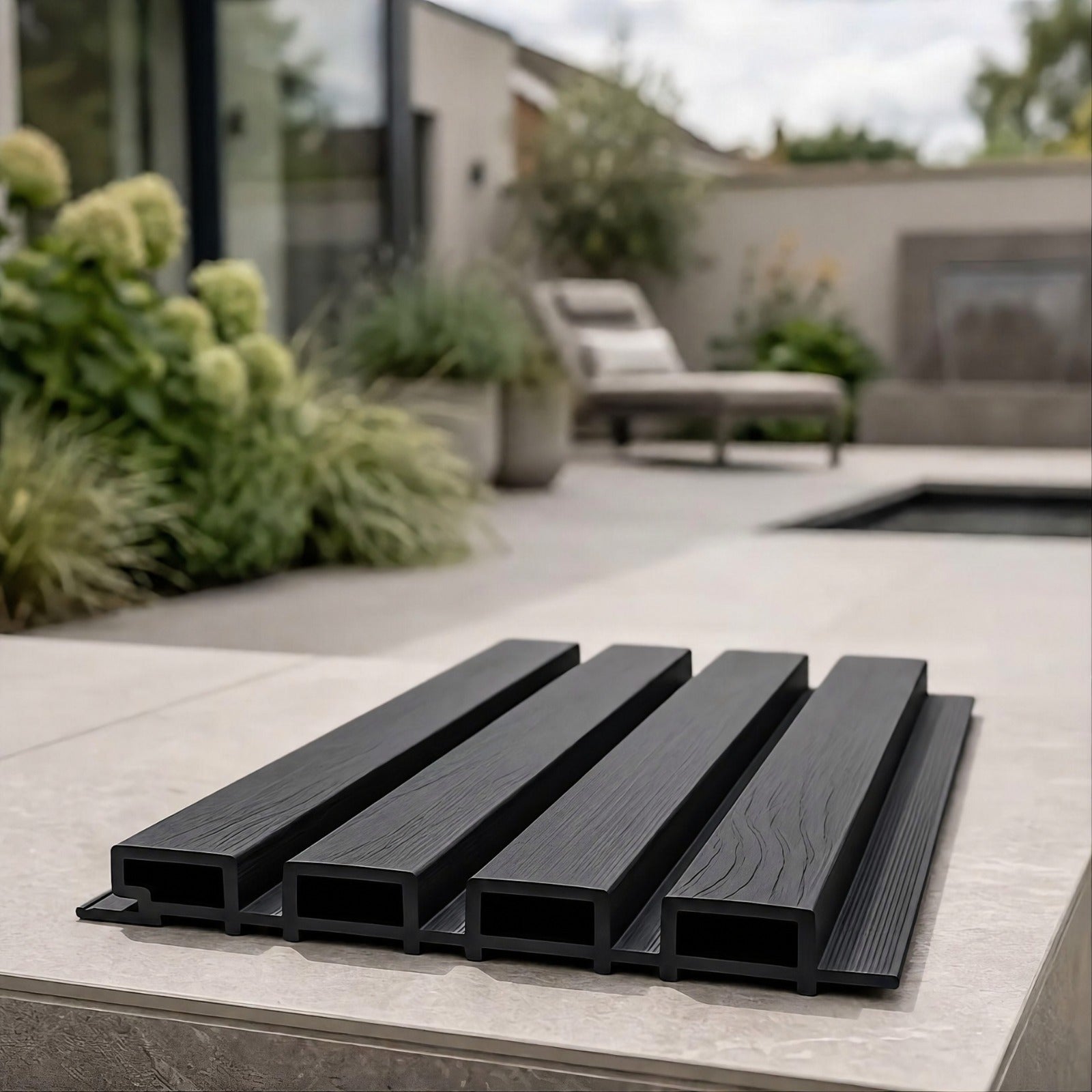 Outdoor Wood Grain Effect Panels - 290cm (Multiple Colours) 6 Panels Per Pack