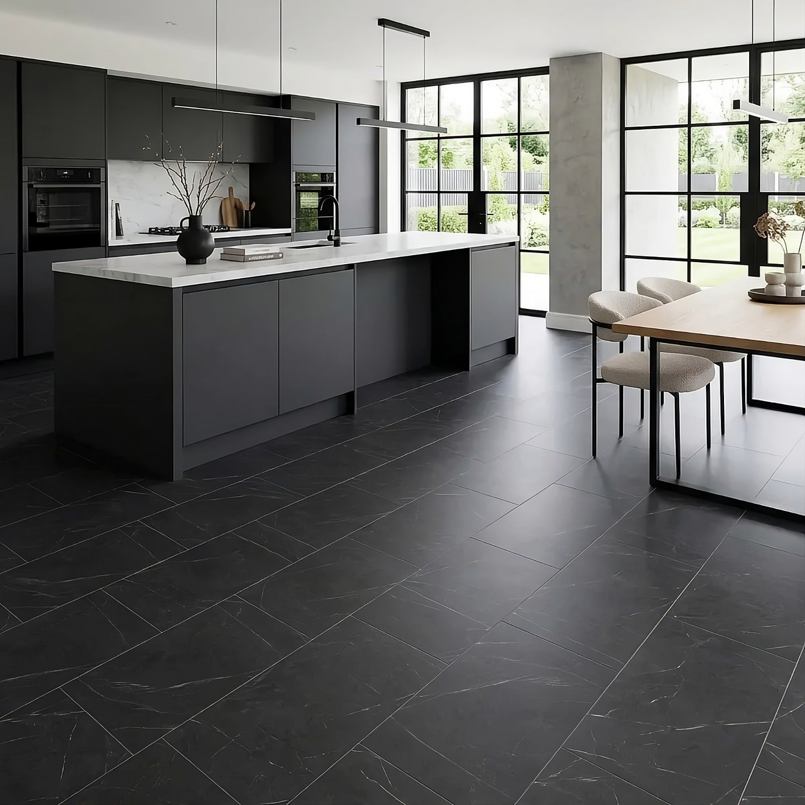 Premium Stone Effect LVT (Individual Tile) (Multiple Colours)