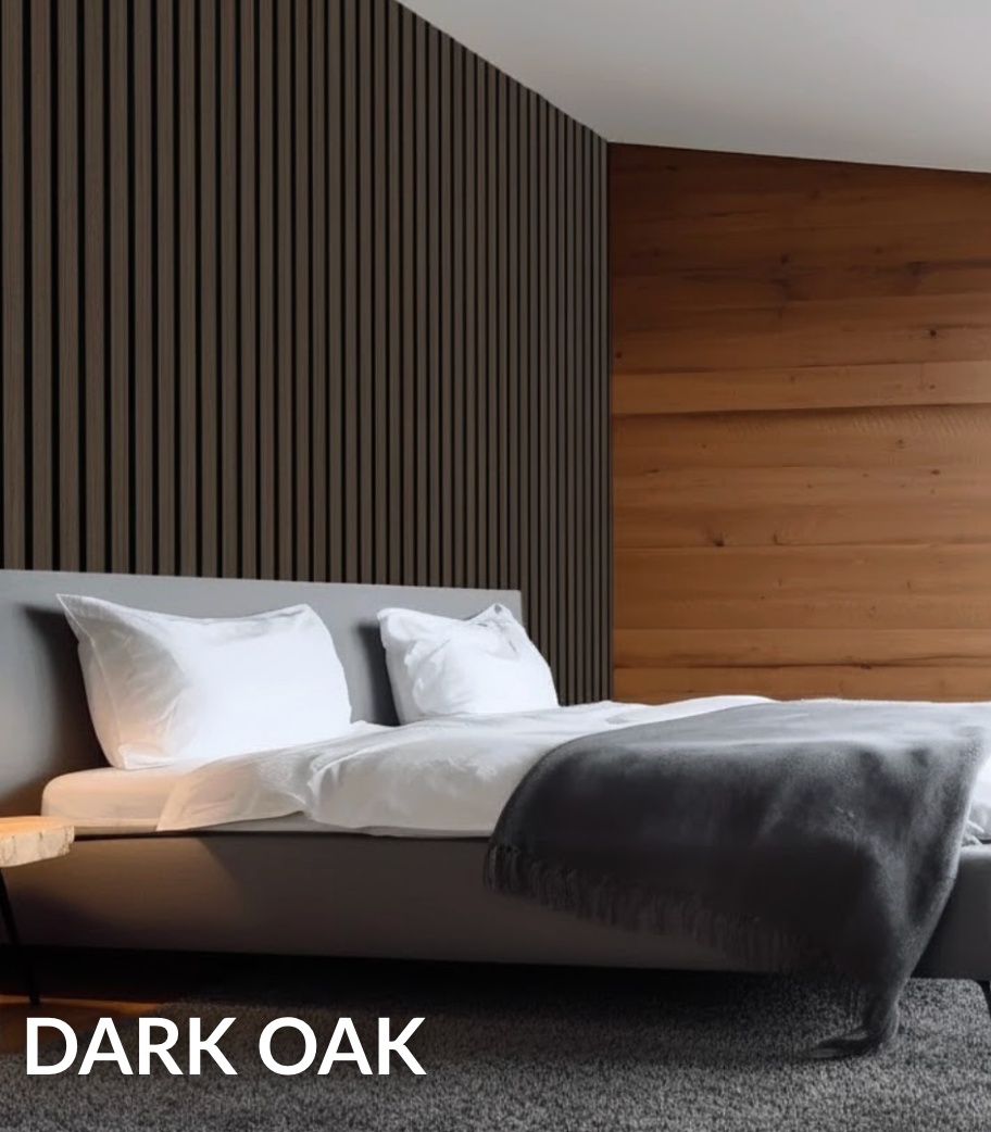 Premium Acoustic Slatted Wall Panel (Multiple Colours)