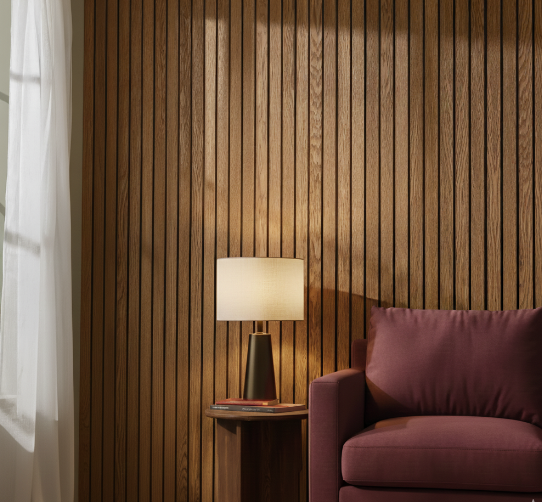 Dark Oak - Premium Acoustic Wall Panels