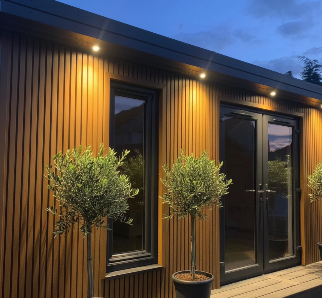 Composite Wall Cladding - Light Brown