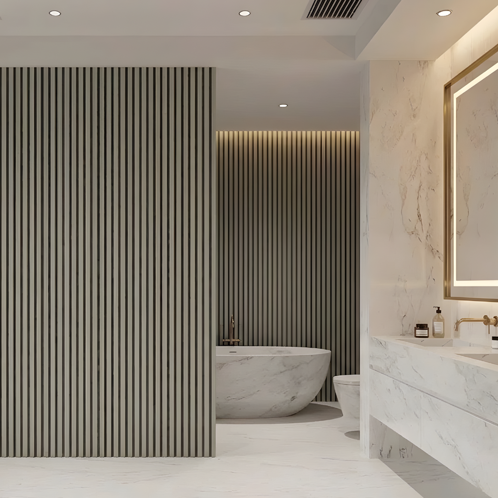 Seamless Bathroom Wall Panels - (1 Pack is 12 Pieces) (Wide Range of Colours)