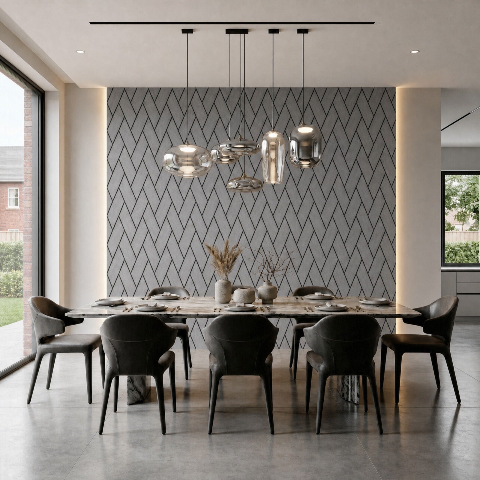 Arrow Acoustic Panels - 240cm x 60cm (Multiple Colours)