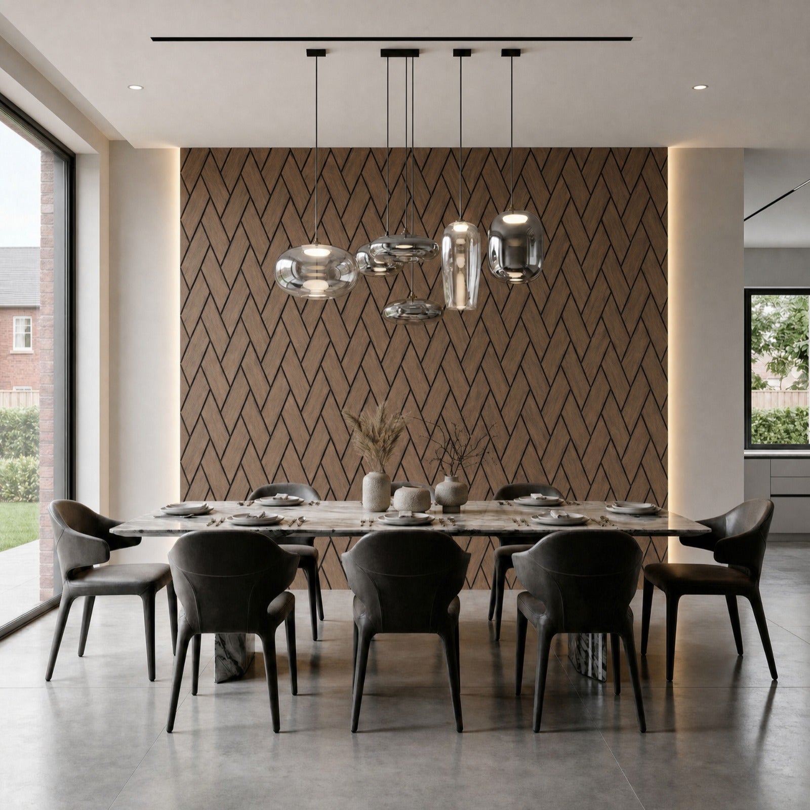 Arrow Acoustic Panels - 240cm x 60cm (Multiple Colours)