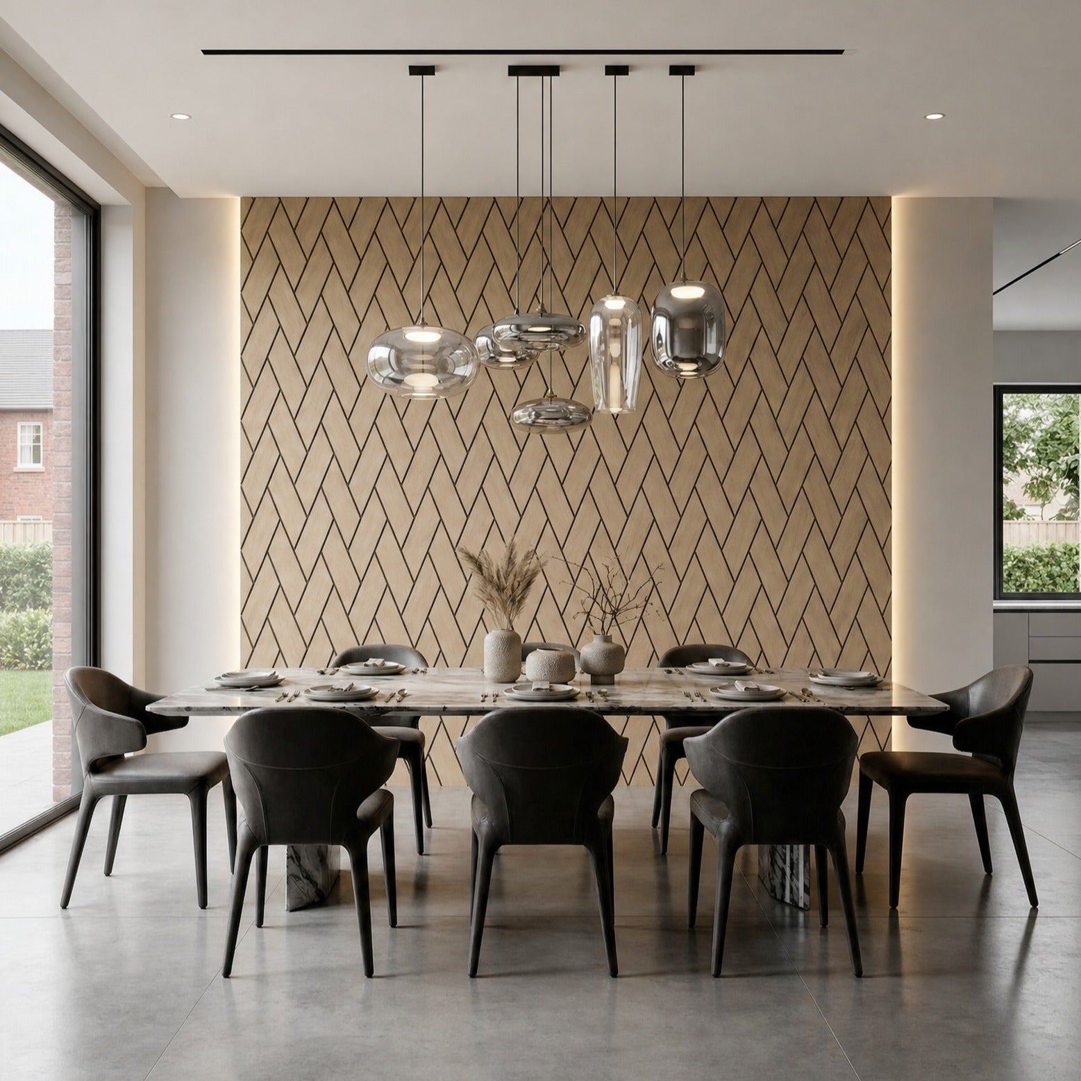 Arrow Acoustic Panels - 240cm x 60cm (Multiple Colours)