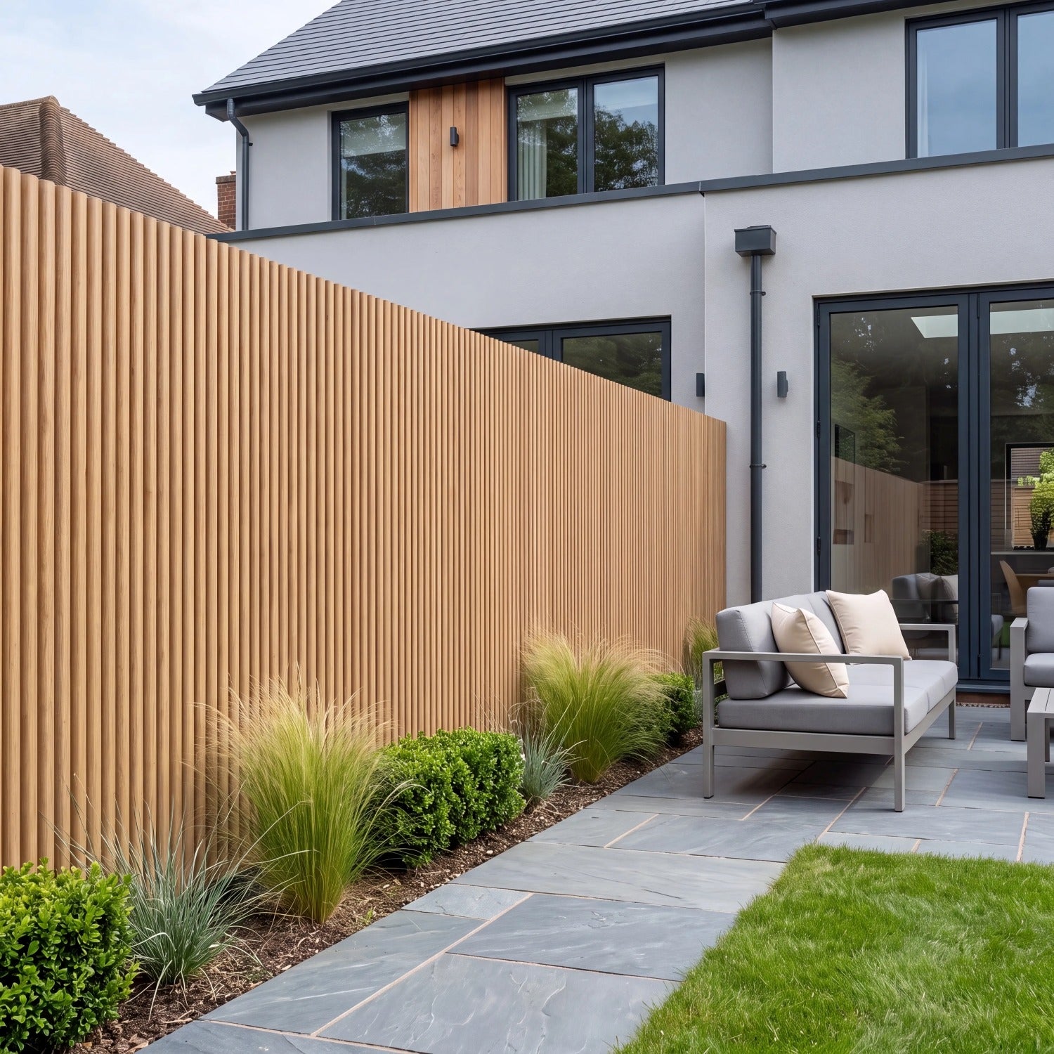 Outdoor Fluted Panels (Multiple Colours)