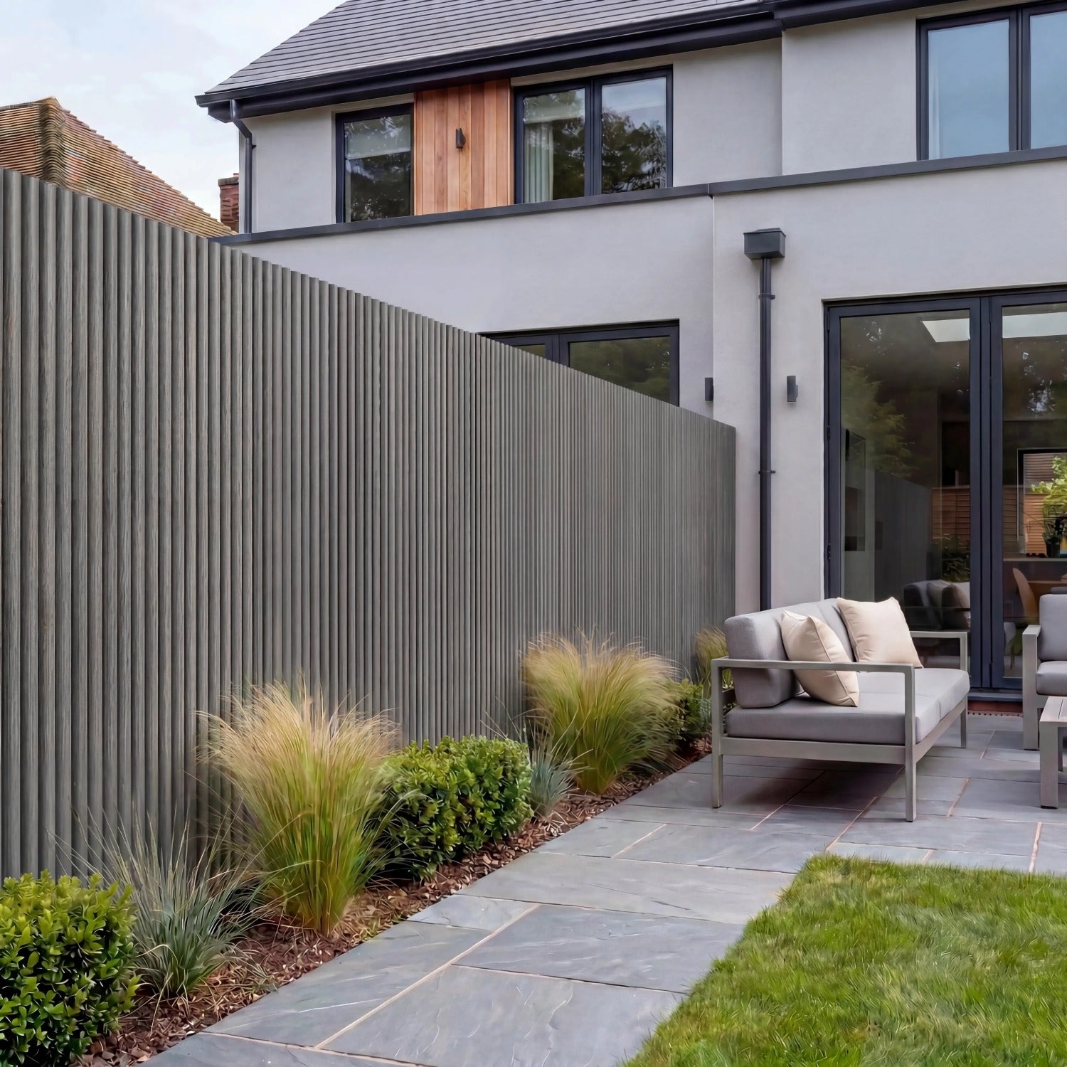 Outdoor Fluted Panels (Multiple Colours)