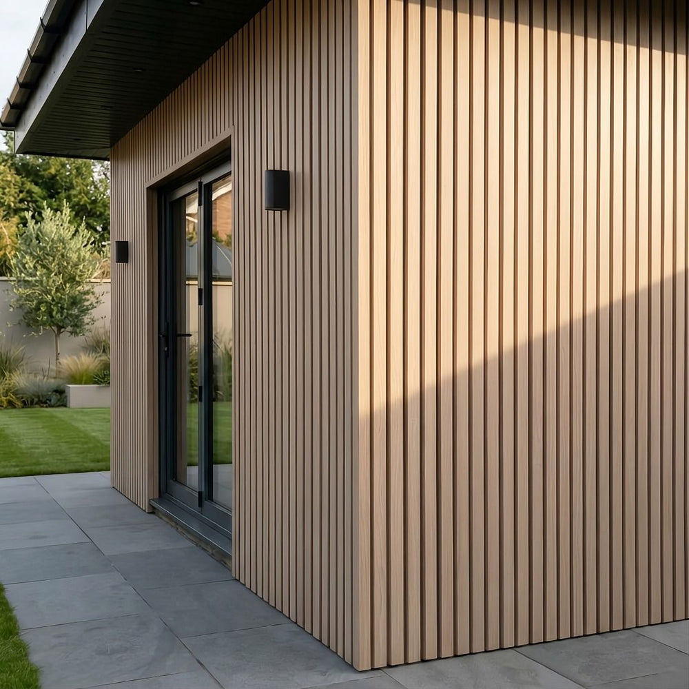 Composite Outdoor Wall Panel - 2.4m × 0.15m (Multiple Colours)