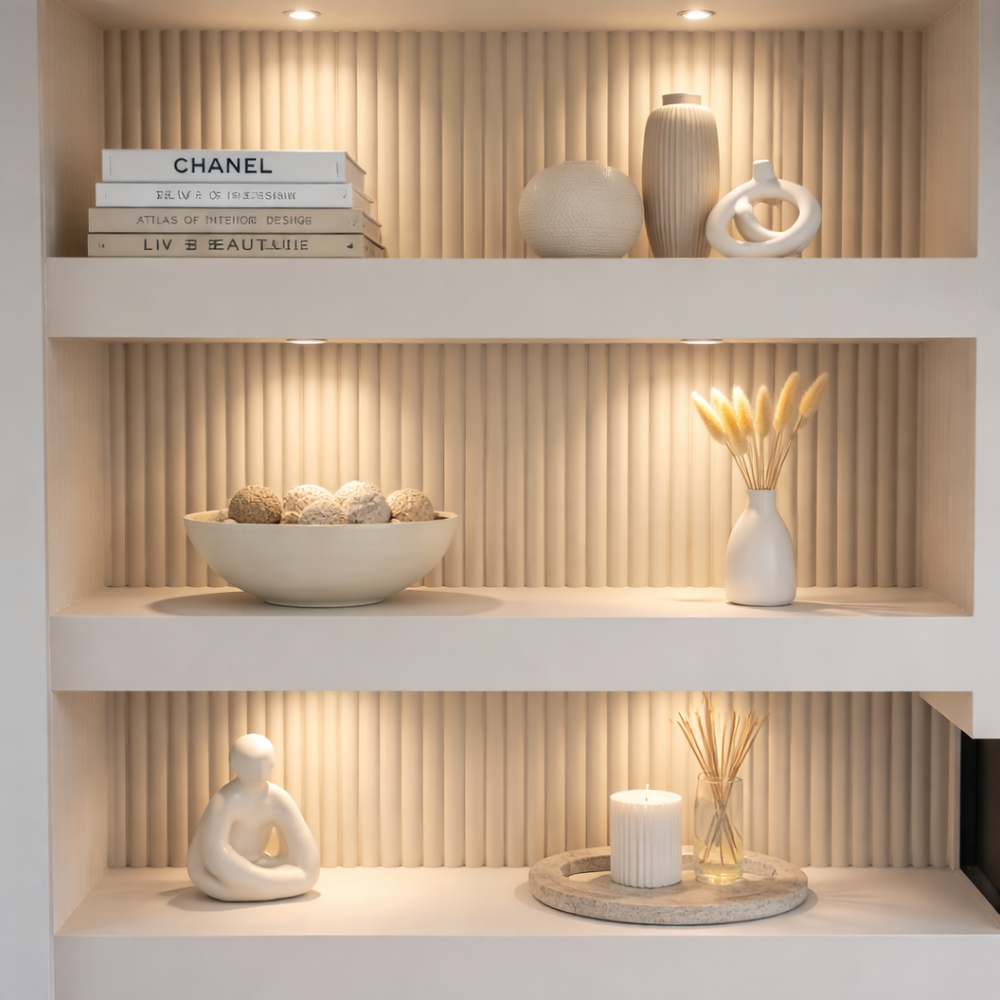 Paintable MDF Ribbed Wall Panel (Different Sizes)