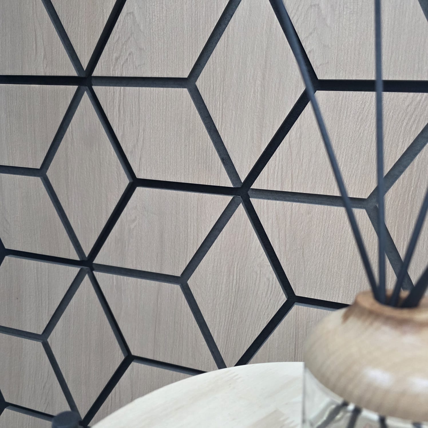 Premium Hexagon Acoustic Wall Panel 240cm x 60cm (Multiple Colours)