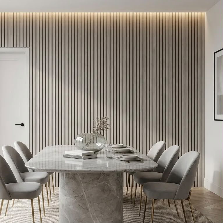 Premium Wall Panel 240cm x 60cm - Metallic Range - Multiple Colours