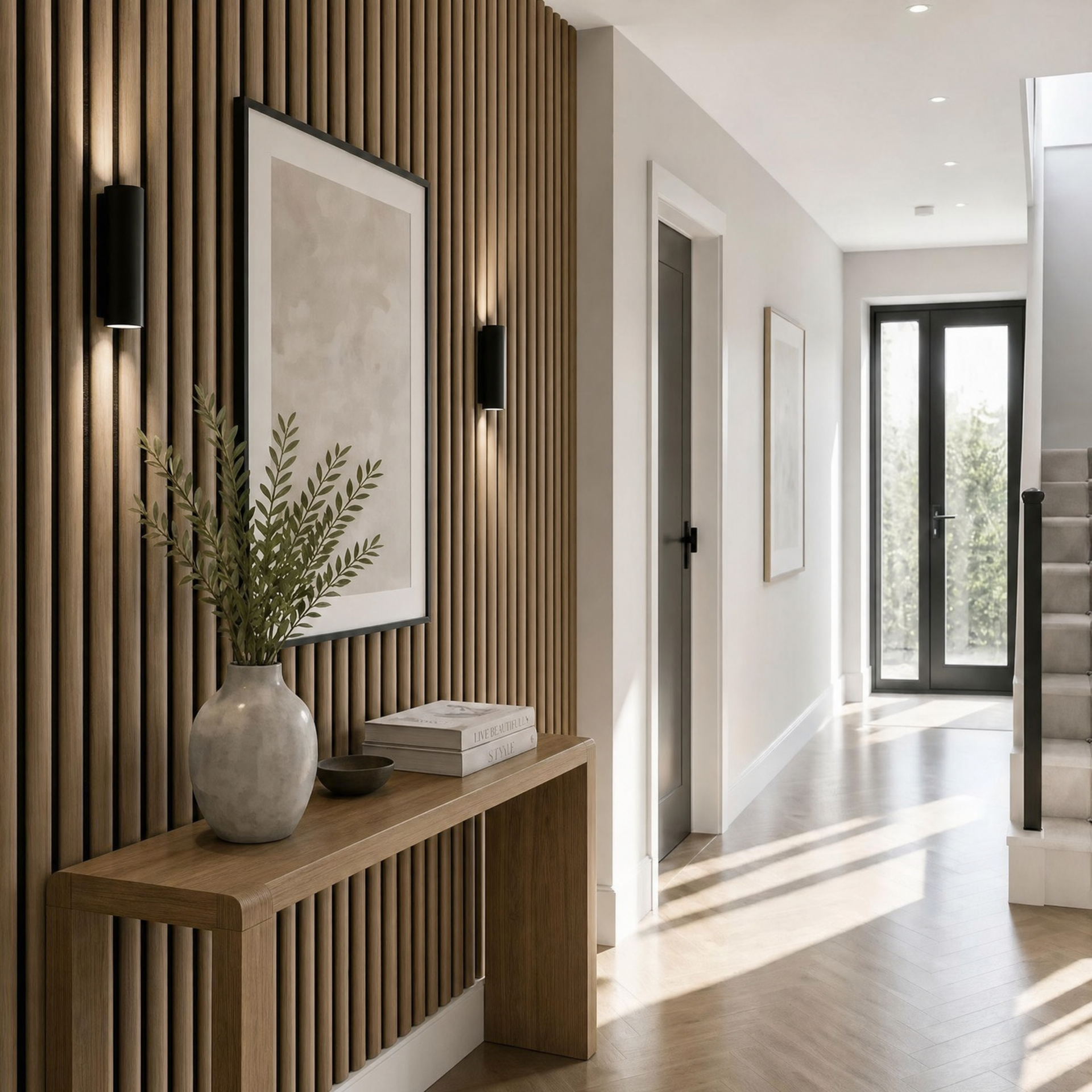 Premium Ribbed Acoustic Wall Panels - 240cm x 60cm